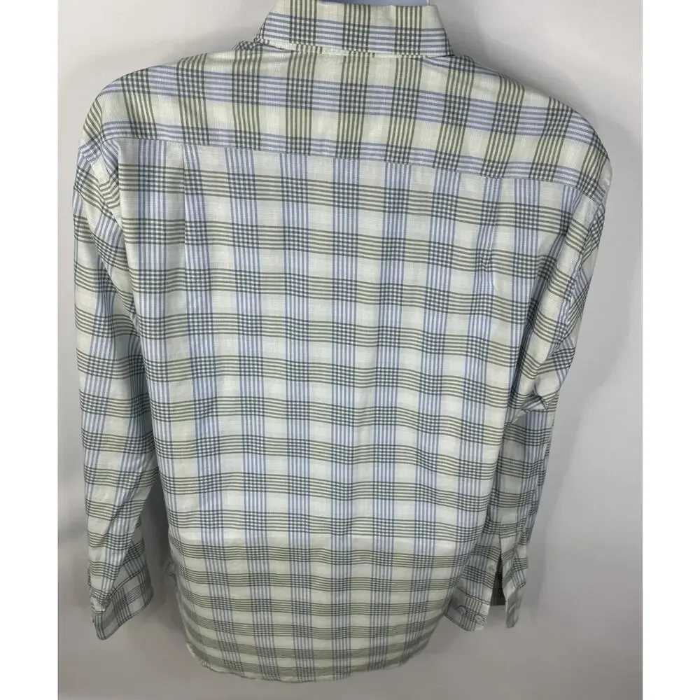 Calder Carmel Limited Edition Multicolor Plaid Button Down Shirt Large 1/150 - Picture 4 of 14